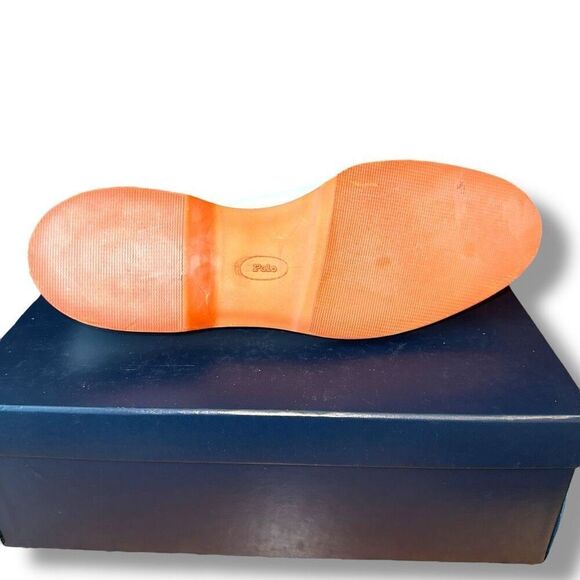 Ralph Lauren Purple Label Durham Buck Oxfords in Ivory Suede Men’s Sz 11 - Picture 16 of 16